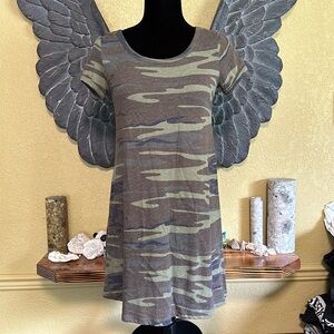 Z Supply Camo Tee Shirt Dress